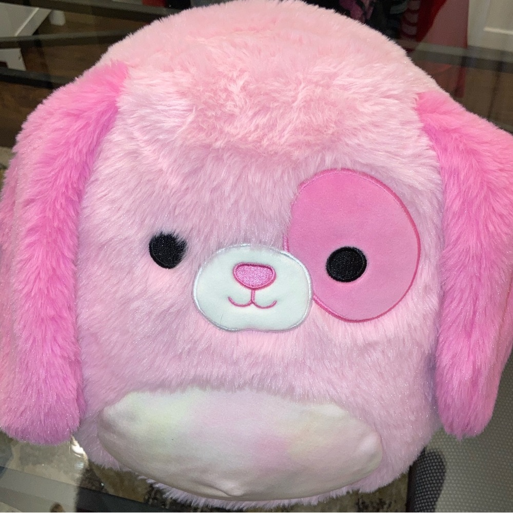Squishmallow Fuzzamallow Chasen Dog 12”